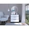 Tuhome Kaia 3 Drawers Dresser, Superior Top, Smokey Oak/White CIB5533 - alternate 8